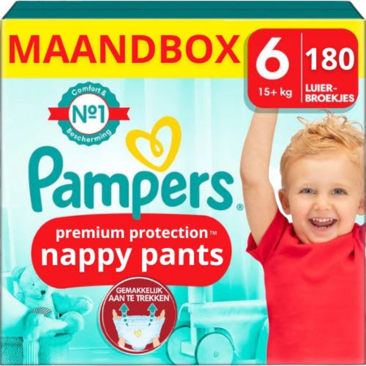 Pampers Premium Protection Pants Maat 6 - 180 Luierbroekjes MegaMaandbox